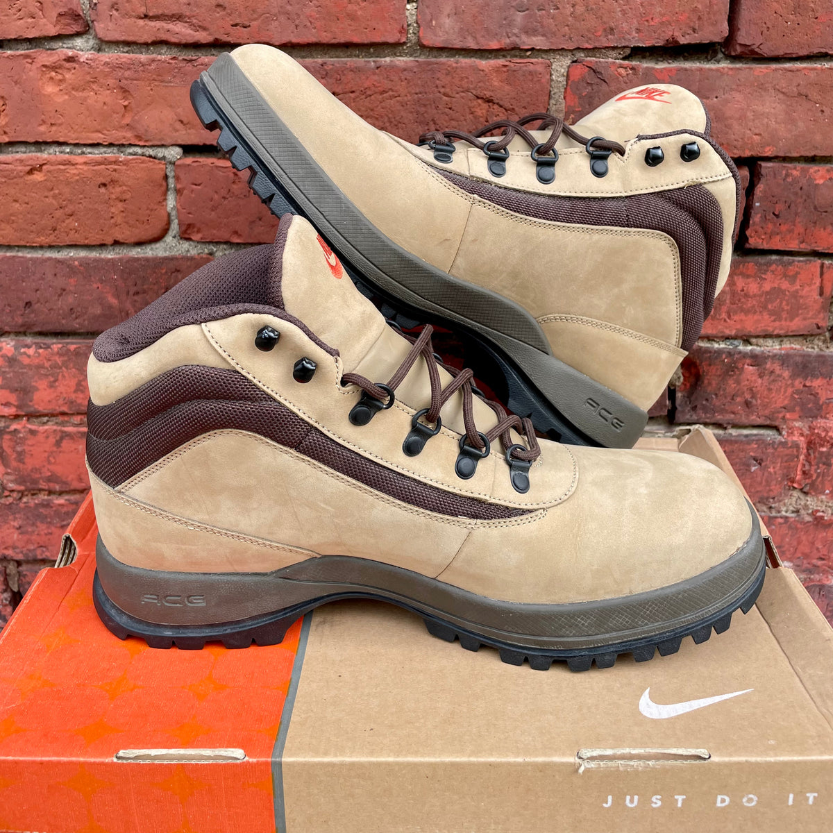 Vintage 90’s Nike ACG Mens Boots Brown Size 8 Excellent 90s Nike Acg Boots - Etsy main image 4