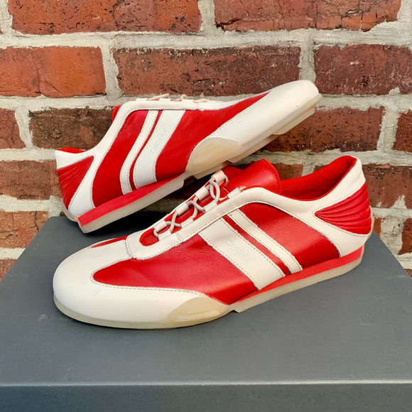 DKNY Vintage Low-Top Sneakers Red/White