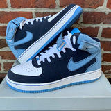2007 Nike Air Force 1 Mid '07 Obsidian/University Blue-White
