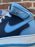 2007 Nike Air Force 1 Mid '07 Obsidian/University Blue-White