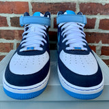 2007 Nike Air Force 1 Mid '07 Obsidian/University Blue-White