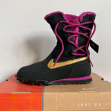 2006 Nike Sakami Boot Black/Metallic Gold-Rave Pink