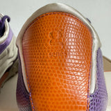 2003 Cole Haan G Series 'Hagen' Silver/Purple Snakeprint