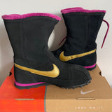 2006 Nike Sakami Boot Black/Metallic Gold-Rave Pink