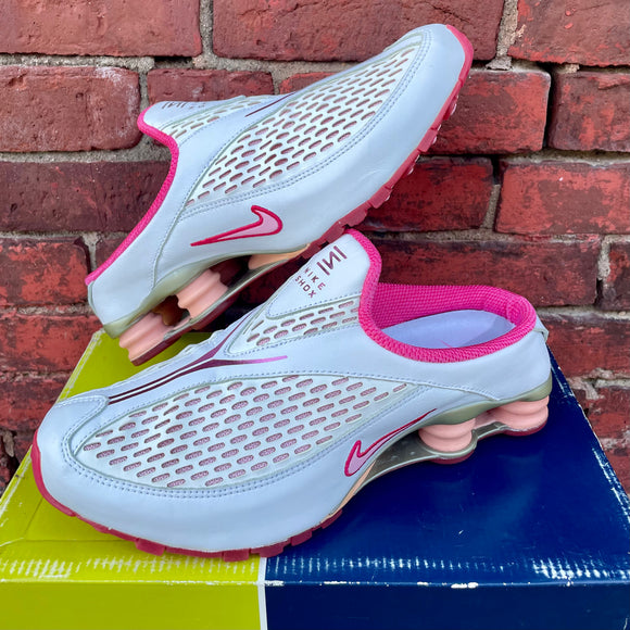 2004 Nike Shox Wmns Venice Mule White/Shy Pink-Watermelon