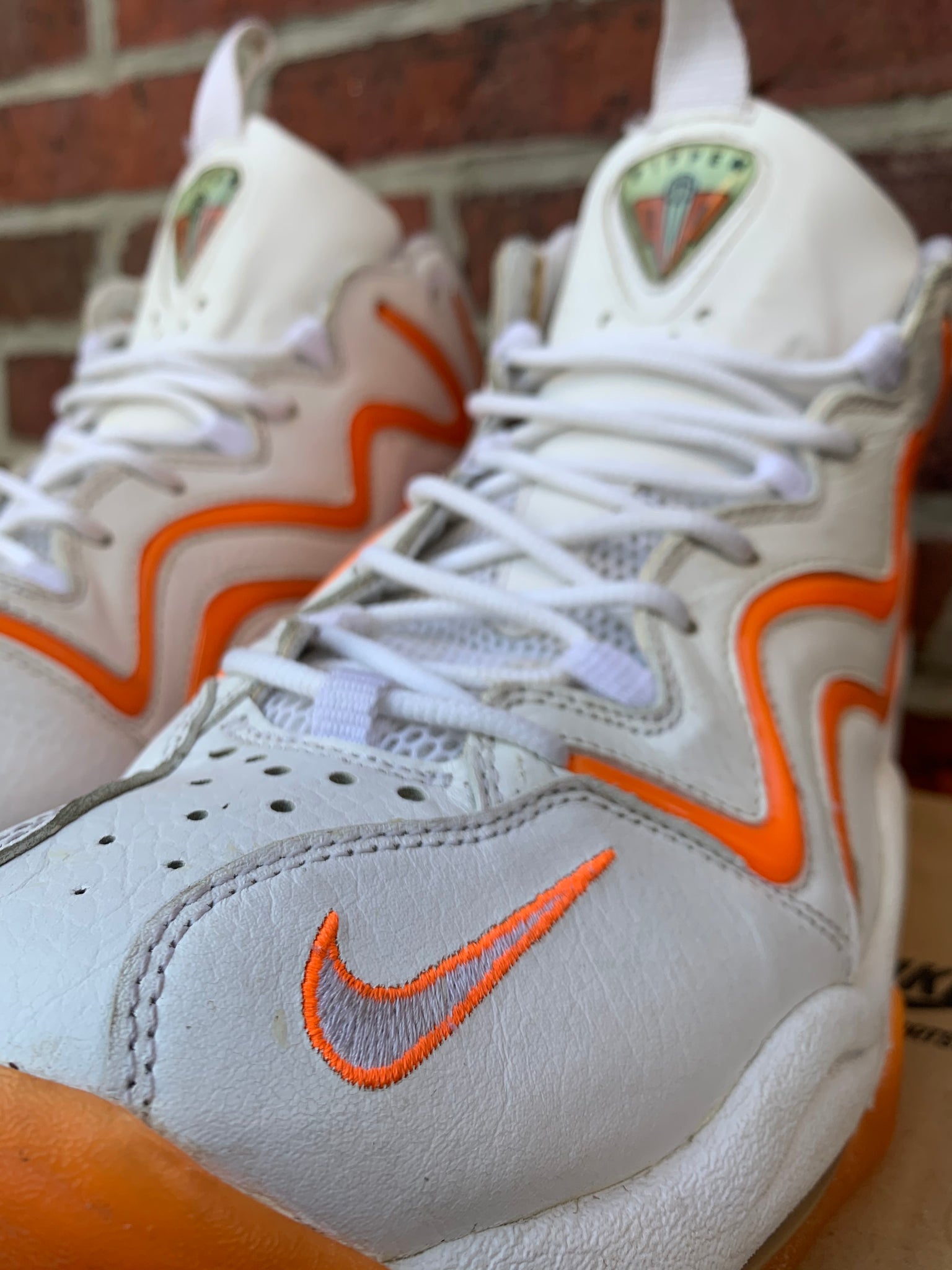 2010 Nike Air Pippen 1 White/Dark Grey-Total Orange – Eclectic Heat